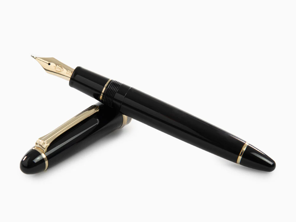 Sailor Special Nib Naginata Fude De Mannen Fountain Pen, 21K Gold - Image 7