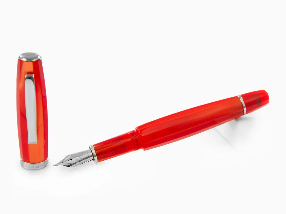 Scribo Feel Arancia Fountain Pen, 18K, Limited Edition, FEEFP29PL1803 - Image 2