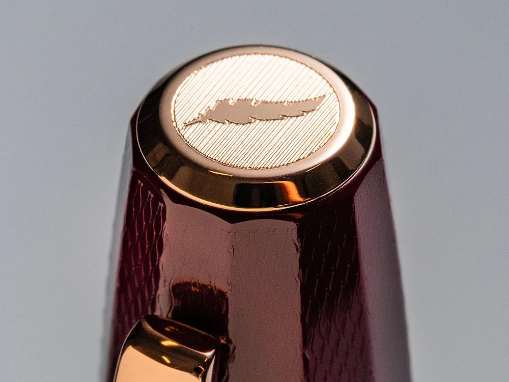 Scribo Feel Dandy Velvet Fountain Pen, 14K Rose gold, FEEFP43RG1403 - Image 6