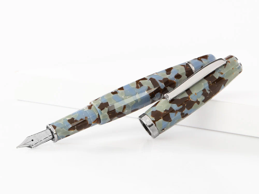 Scribo Feel Graniglia Fountain Pen, 14K, Limited Edition, FEEFP25PL1403 - Image 4