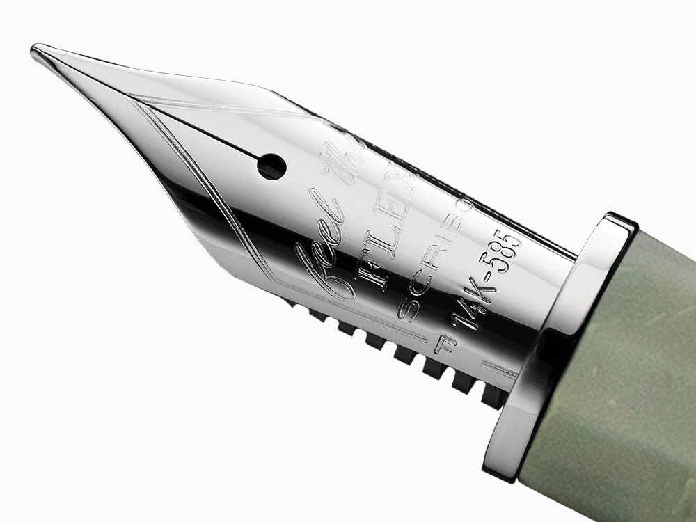 Scribo Feel Verde Antico Fountain Pen, 14K, Limited Ed, FEEFP26PL1403 - Image 5