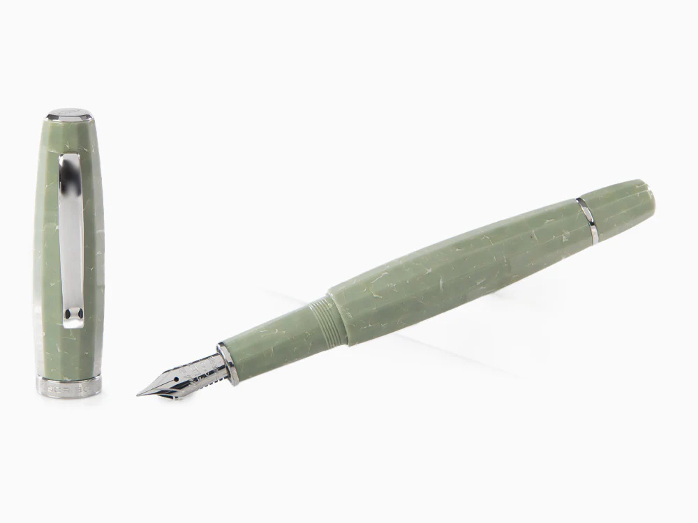 Scribo Feel Verde Antico Fountain Pen, 18K, Limited Ed, FEEFP26PL1803 - Image 2