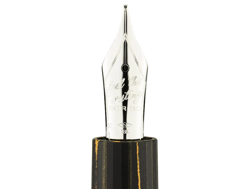 Scribo Flow Memoria Fountain Pen 14K, Limited Edition, FLOFP05PL1403 - Image 4
