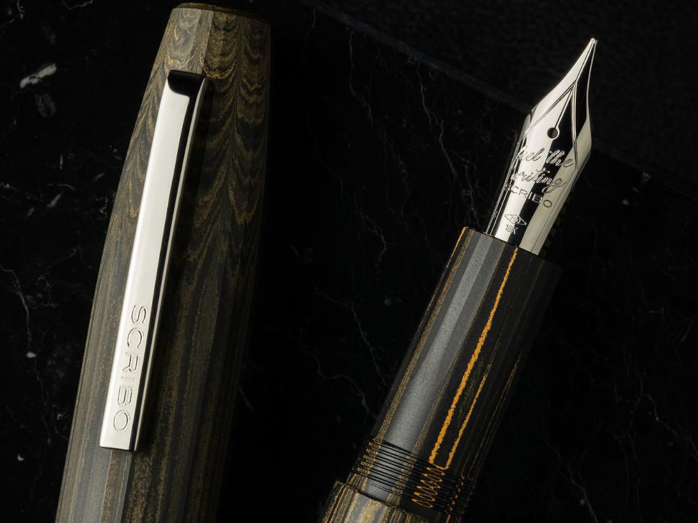 Scribo Flow Memoria Fountain Pen 14K, Limited Edition, FLOFP05PL1403 - Image 6