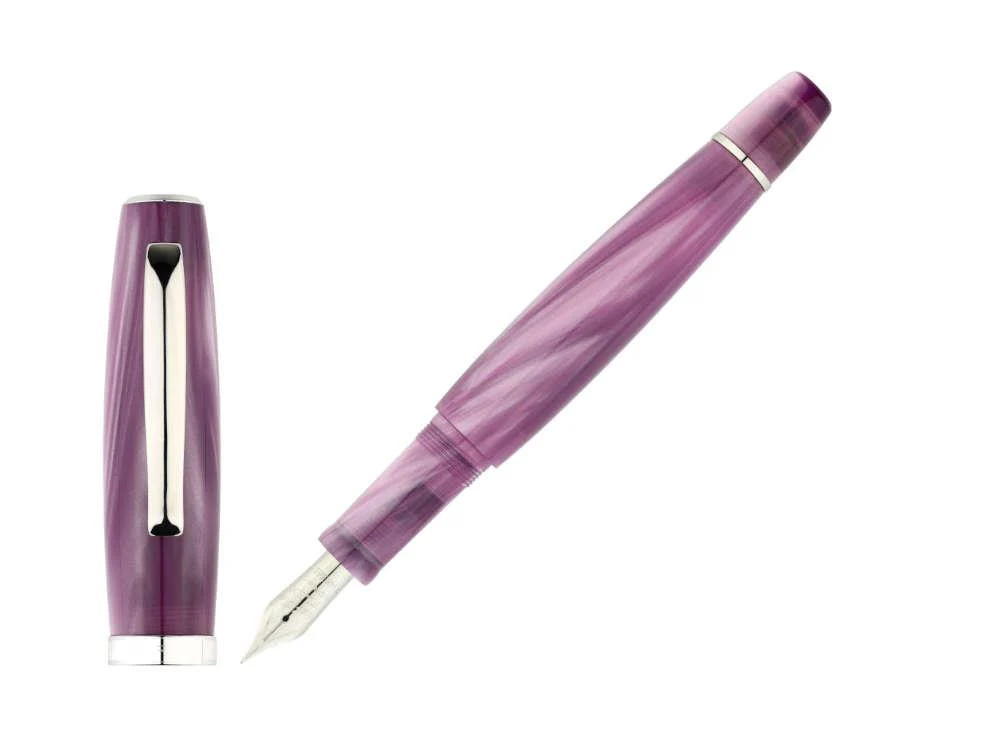 Scribo La Dotta Campanula Fountain Pen, 14K, Limited Ed, DOTFP07PL1403 - Image 2