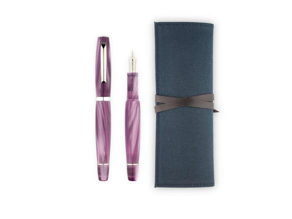 Scribo La Dotta Campanula Fountain Pen, 14K, Limited Ed, DOTFP07PL1403 - Image 7