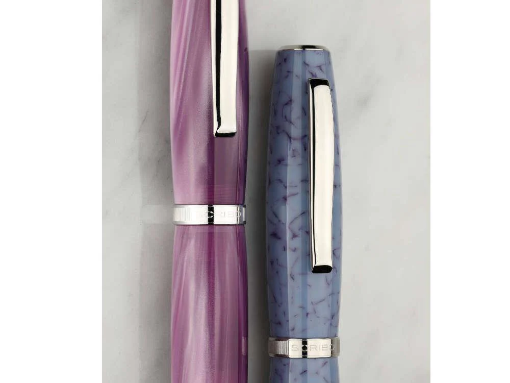 Scribo La Dotta Campanula Fountain Pen, 14K, Limited Ed, DOTFP07PL1403 - Image 8