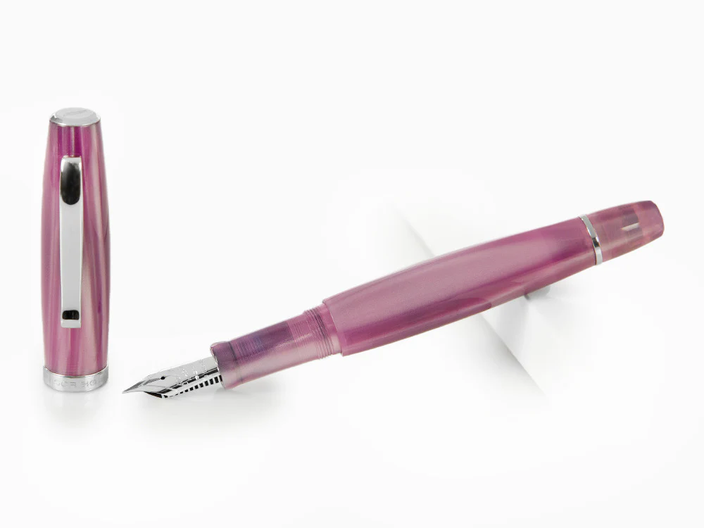 Scribo La Dotta Campanula Fountain Pen, 18K, Limited Ed, DOTFP07PL1803 - Image 2