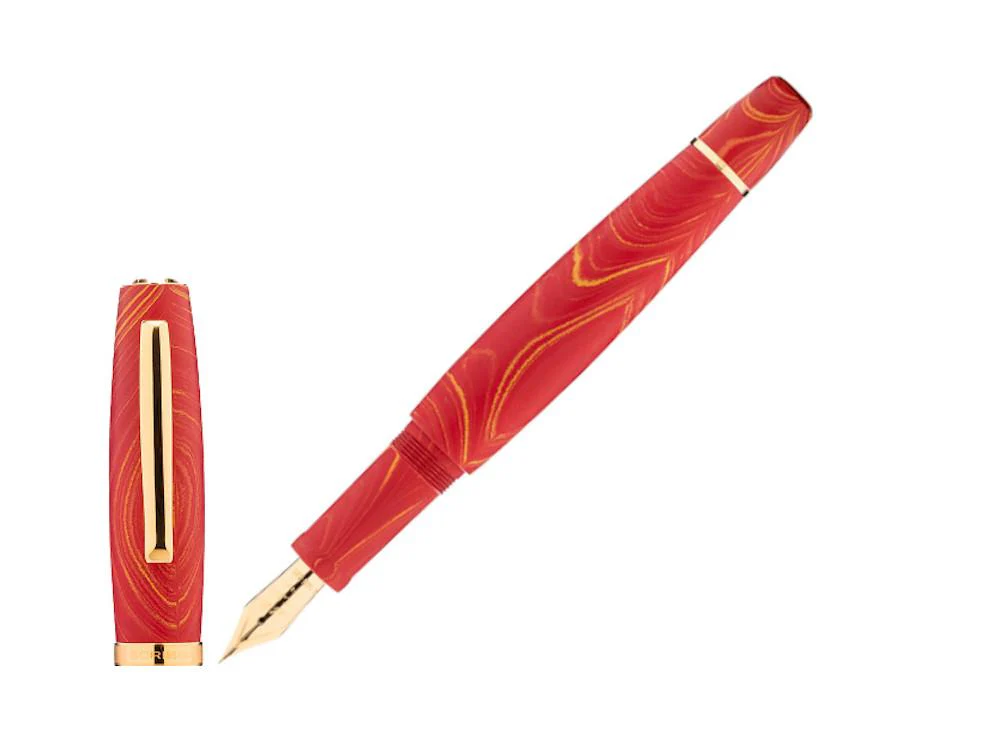 Scribo La Dotta Liber Fountain Pen, Ebonite, 14k Gold, DOTFP24YG1403 - Image 2
