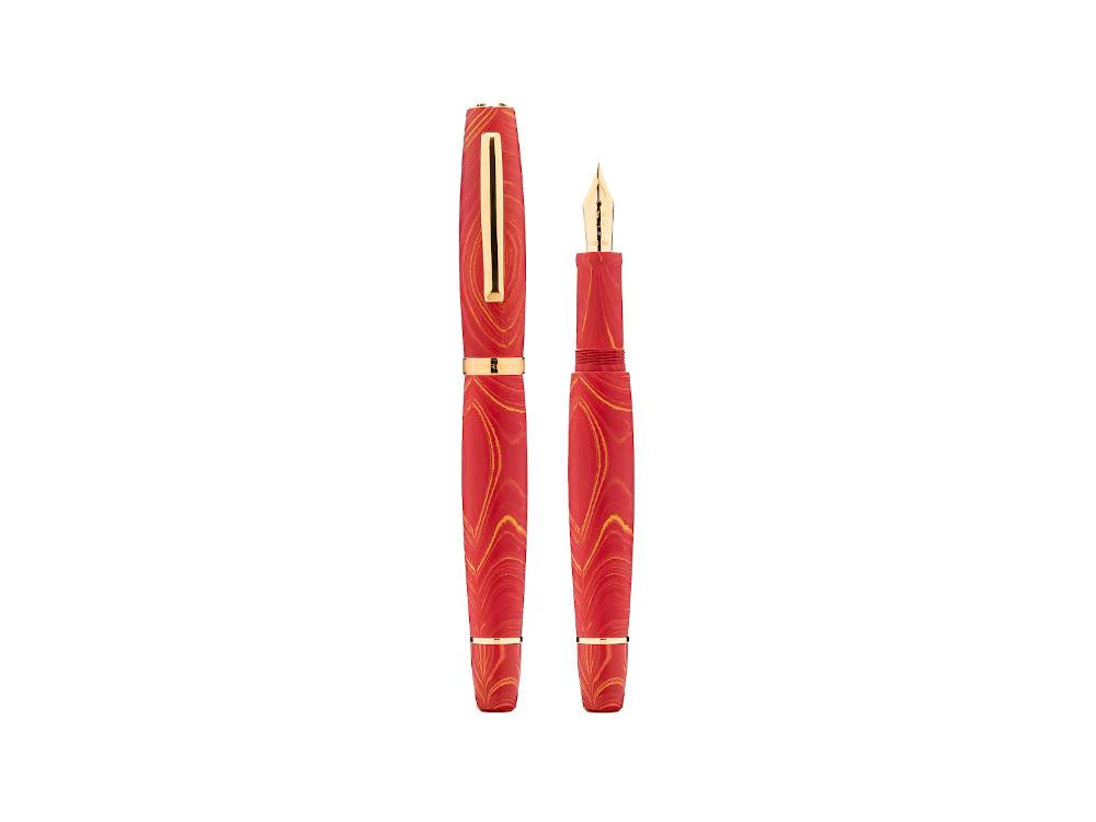 Scribo La Dotta Liber Fountain Pen, Ebonite, 14k Gold, DOTFP24YG1403 - Image 3