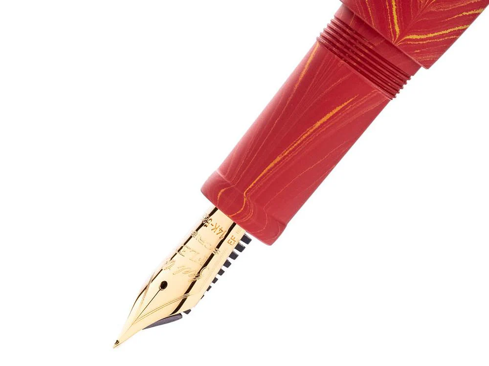 Scribo La Dotta Liber Fountain Pen, Ebonite, 14k Gold, DOTFP24YG1403 - Image 4