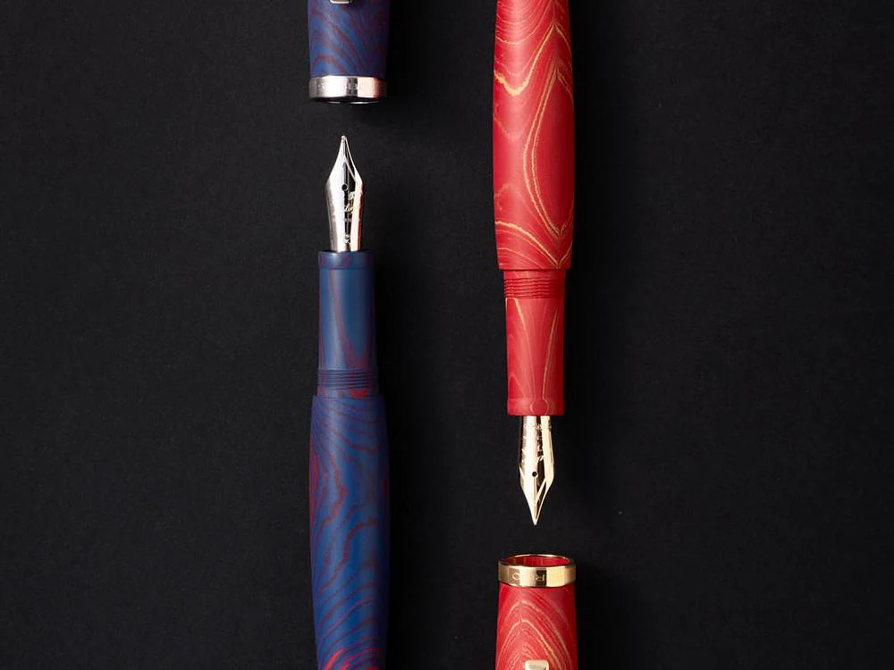 Scribo La Dotta Liber Fountain Pen, Ebonite, Red, 18k, DOTFP24YG1803 - Image 6