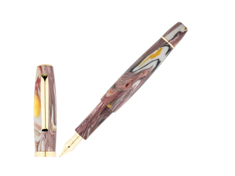 Scribo La Dotta Orefici Fountain Pen, 18K, Limit Ed, DOTFP12YG1803 - Image 2
