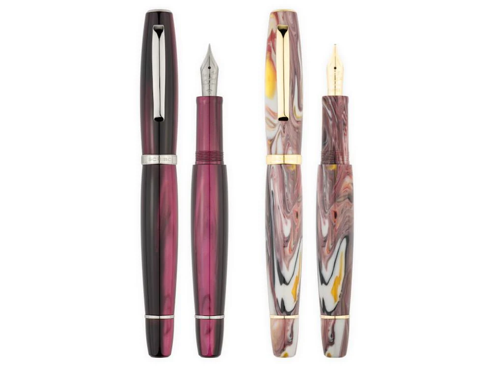 Scribo La Dotta Orefici Fountain Pen, 18K, Limit Ed, DOTFP12YG1803 - Image 9