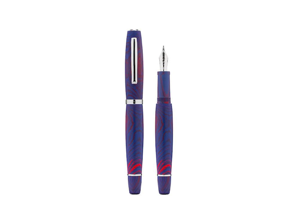 Scribo La Dotta Paradisus Fountain Pen, 18K, Blue, DOTFP25PL1803 - Image 3