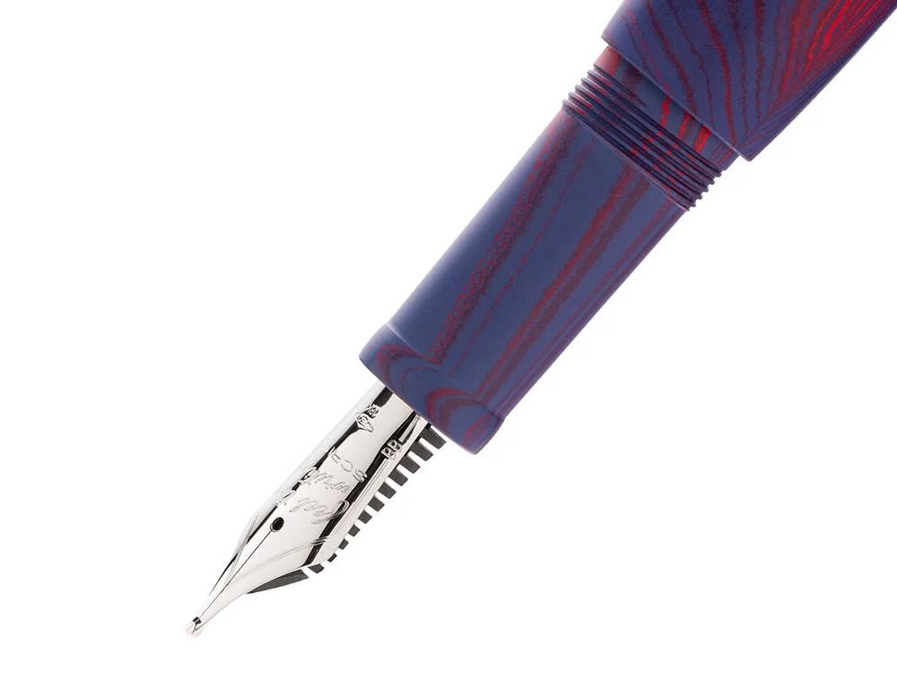 Scribo La Dotta Paradisus Fountain Pen, 18K, Blue, DOTFP25PL1803 - Image 5