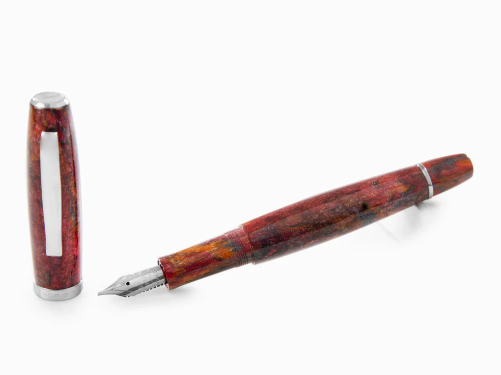 Scribo La Dotta Turrita Fountain Pen, 14K Limited Edition, DOTFP09RT1403 - Image 2