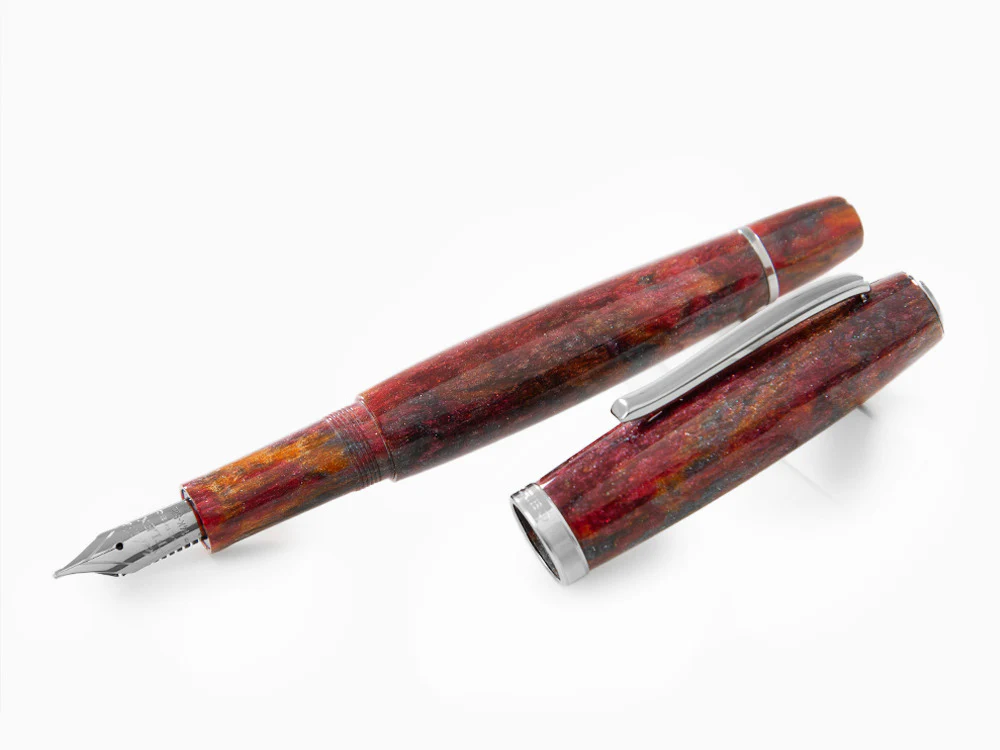 Scribo La Dotta Turrita Fountain Pen, 14K Limited Edition, DOTFP09RT1403 - Image 4