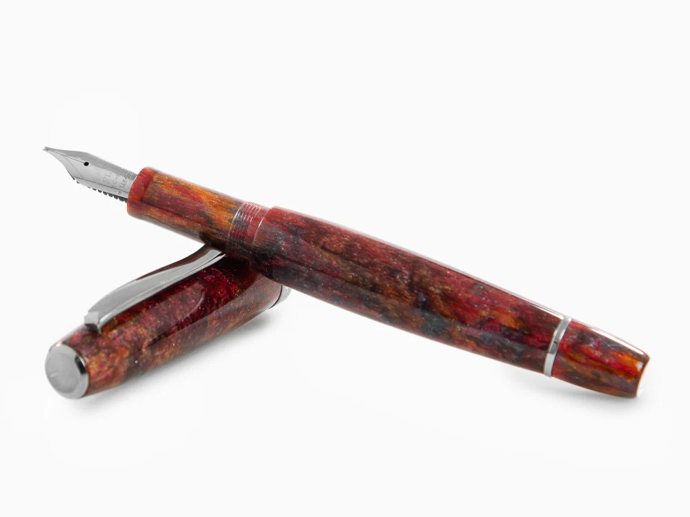 Scribo La Dotta Turrita Fountain Pen, 14K Limited Edition, DOTFP09RT1403 - Image 7