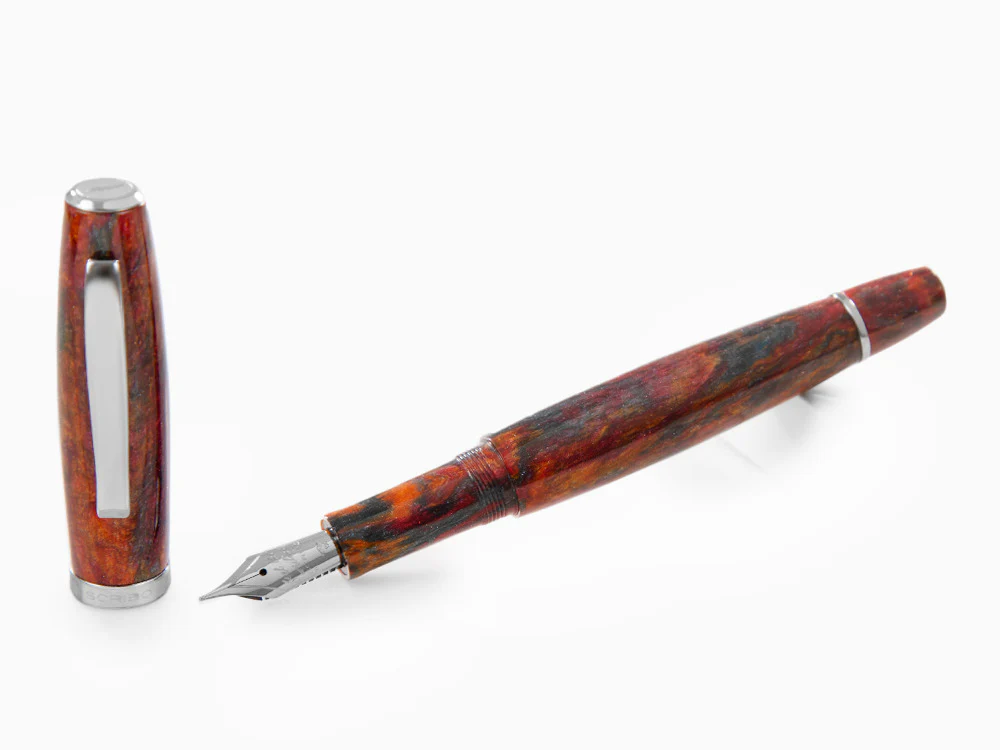 Scribo La Dotta Turrita Fountain Pen,18K, Limited Edition, DOTFP09RT1803 - Image 2