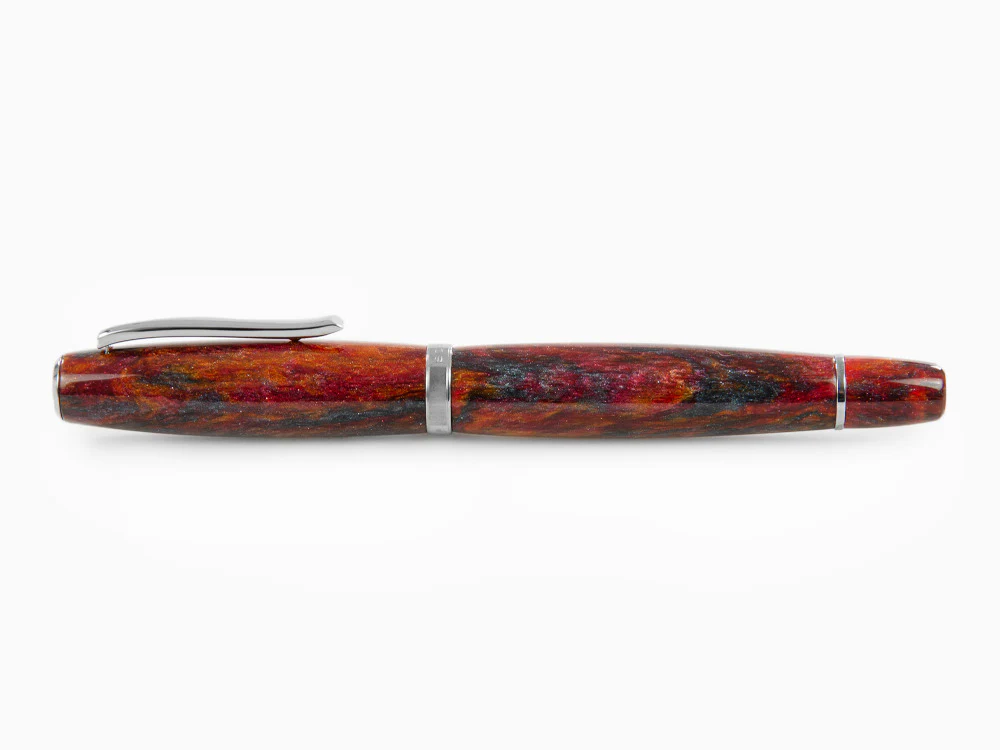 Scribo La Dotta Turrita Fountain Pen,18K, Limited Edition, DOTFP09RT1803 - Image 8