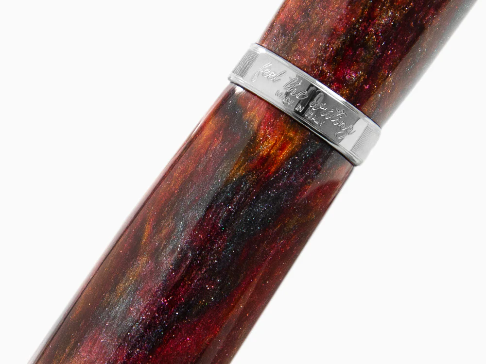 Scribo La Dotta Turrita Fountain Pen,18K, Limited Edition, DOTFP09RT1803 - Image 9