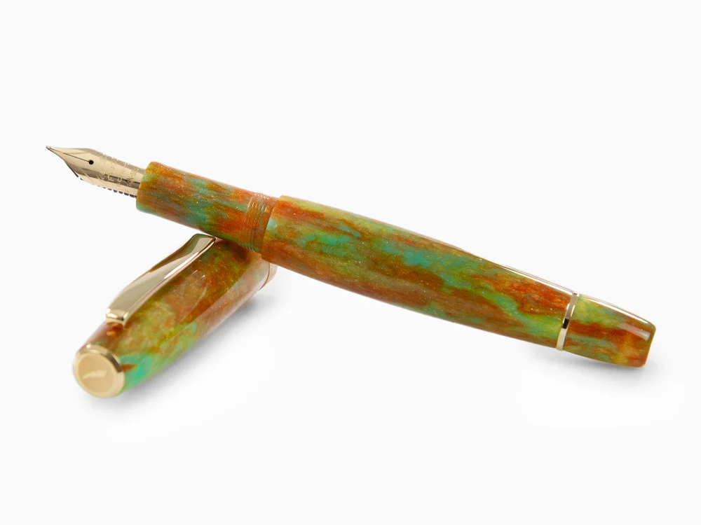 Scribo La Dotta Valverde Fountain Pen, 14K, Limited Ed, DOTFP10YG1403 - Image 7