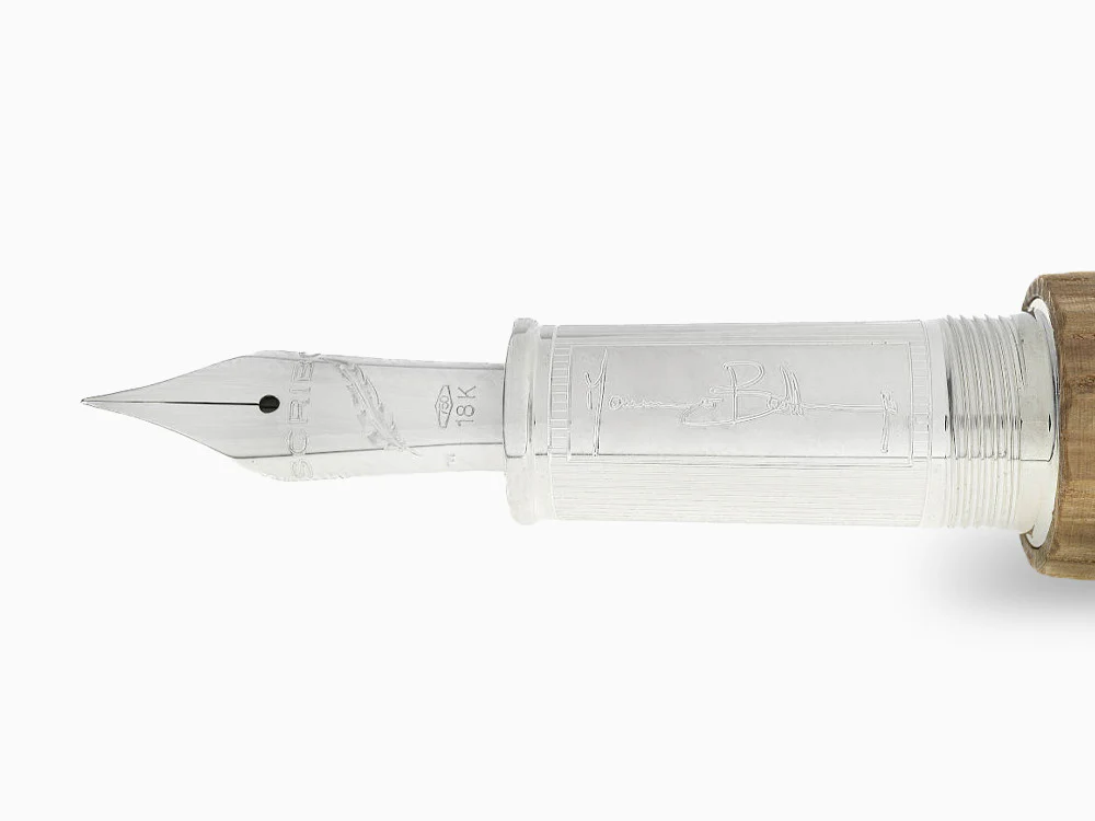 Scribo La Tradizionale Fountain Pen, 18K, Limited Edition, LATFP03RH1803 - Image 5