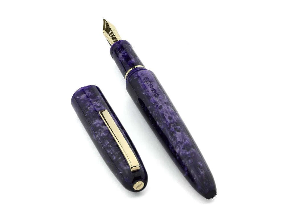 Scribo Piuma Ametista Fountain Pen, 14K, Limited Edition, PIUFP14YG1403 - Image 5