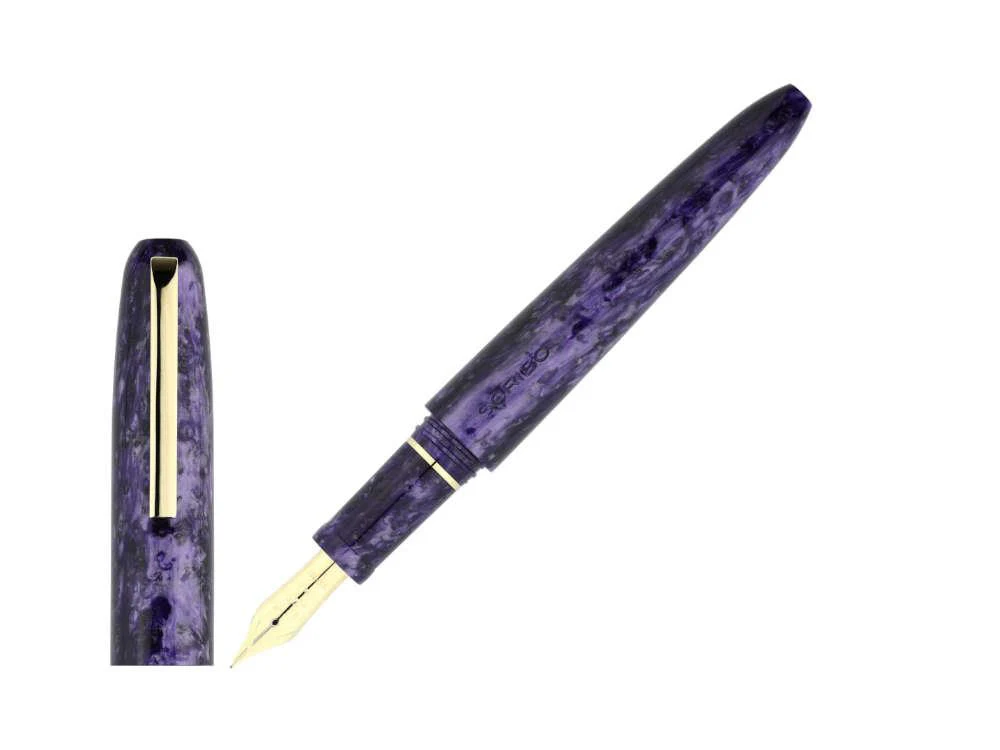 Scribo Piuma Ametista Fountain Pen, 18K, Limited Edition, PIUFP14YG1803 - Image 2