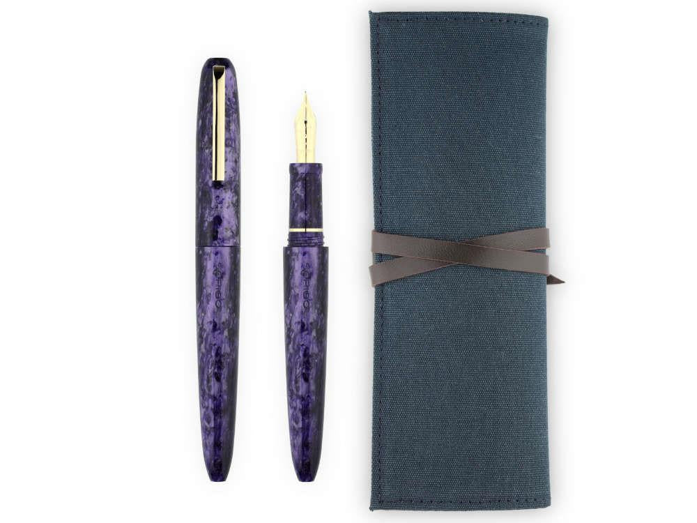 Scribo Piuma Ametista Fountain Pen, 18K, Limited Edition, PIUFP14YG1803 - Image 6
