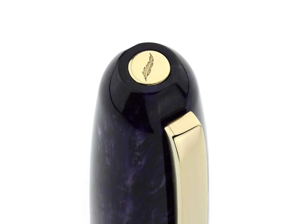 Scribo Piuma Ametista Fountain Pen, 18K, Limited Edition, PIUFP14YG1803 - Image 7