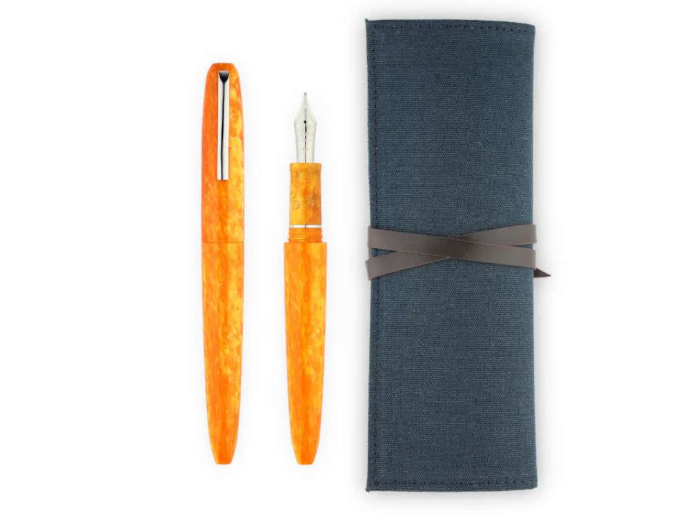 Scribo Piuma Corniola Fountain Pen, 14K, Limited Edition, PIUFP15PL1403 - Image 6