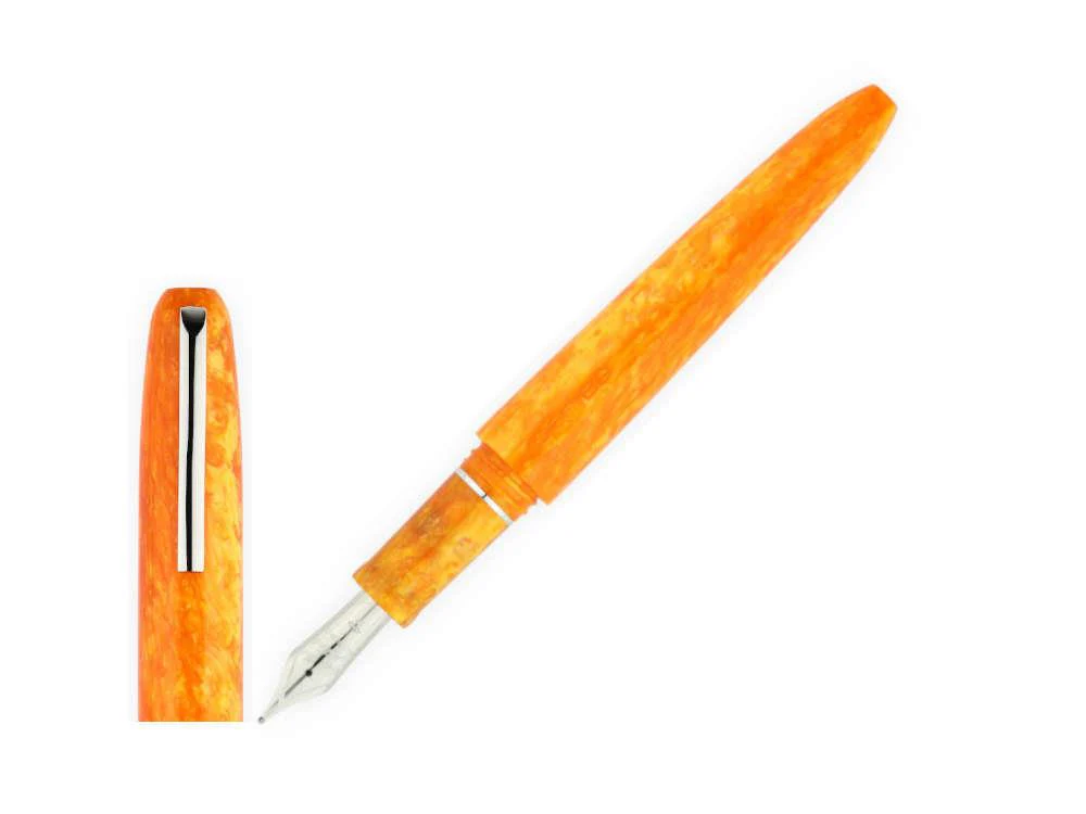 Scribo Piuma Corniola Fountain Pen, 18K, Limited Edition, PIUFP15PL1803 - Image 2
