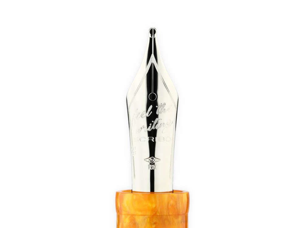 Scribo Piuma Corniola Fountain Pen, 18K, Limited Edition, PIUFP15PL1803 - Image 6