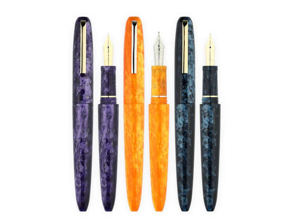 Scribo Piuma Corniola Fountain Pen, 18K, Limited Edition, PIUFP15PL1803 - Image 8