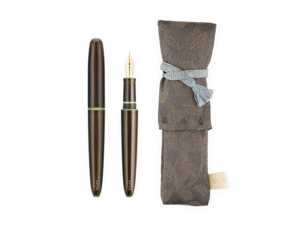 Scribo Piuma Hane Toruko Fountain Pen, Limited Edition, PIUFP27YG1803 - Image 3