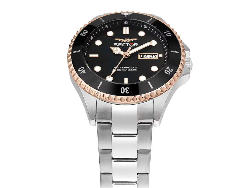 Sector No Limits 230 Automatic Watch, Black, 43 mm, R3223161009 - Image 7