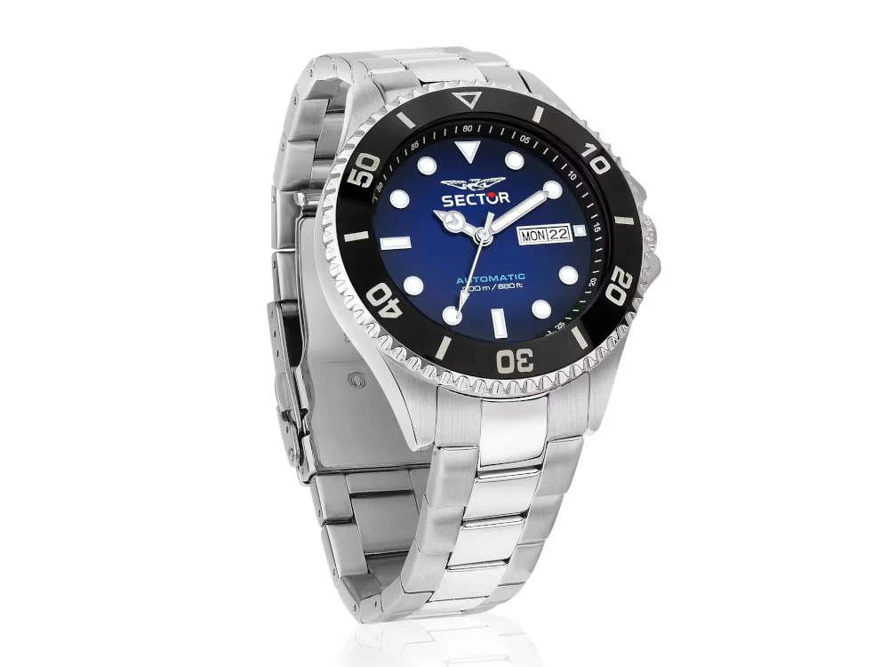 Sector No Limits 230 Automatic Watch, Blue, 43 mm, R322116003 - Image 7