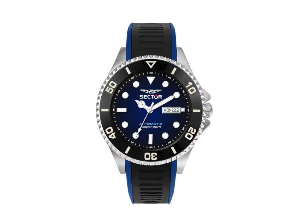 Sector No Limits 230 Automatic Watch, Blue, 43 mm, R322116003 - Image 9