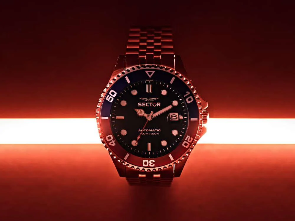 Sector No Limits 230 Automatic Watch, Blue, 43 mm, R3223161018 - Image 7