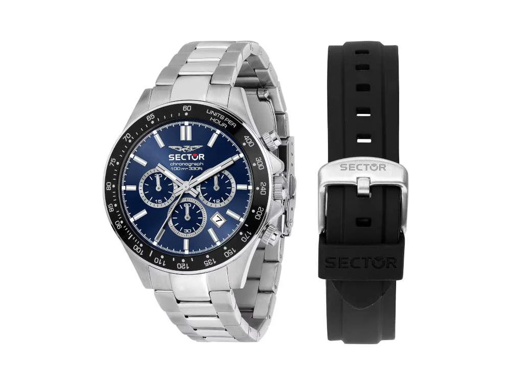 Sector No Limits 230 Quartz Watch, Blue, 43 mm, R3271661028 - Image 2
