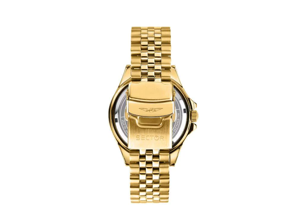 Sector No Limits 230 Quartz Watch, PVD Gold, Black, 43 mm, R3253161051 - Image 4