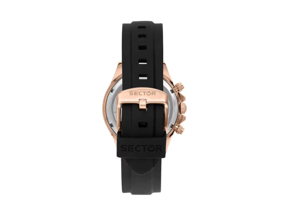 Sector No Limits 230 Quartz Watch, PVD Rose Gold, Black, 43 mm, R3271661029 - Image 4
