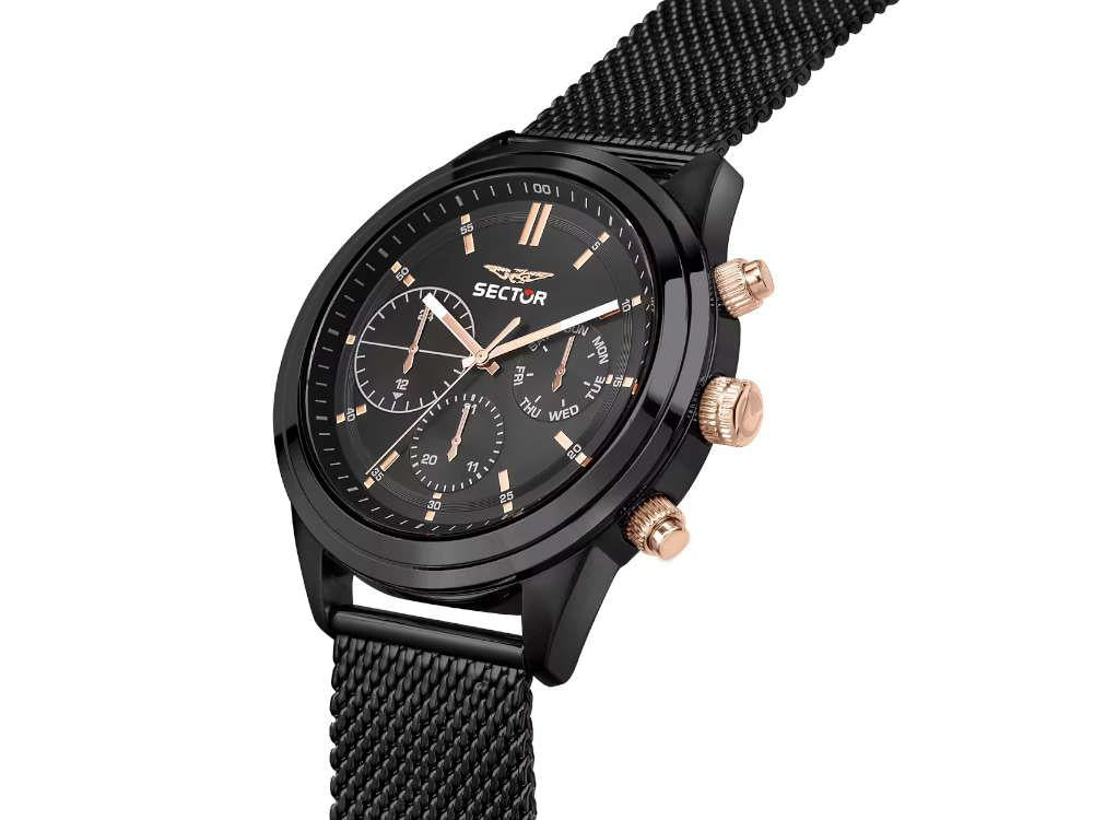 Sector No Limits 670 Quartz Watch, PVD, Black, 45 mm, R3253540002 - Image 7