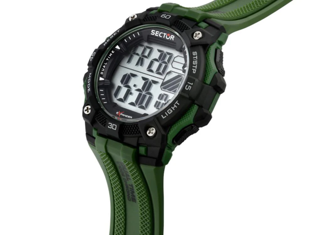 Sector No Limits EX-51 Digital Watch, plastic, Black, 49 mm, R3251317002 - Image 5