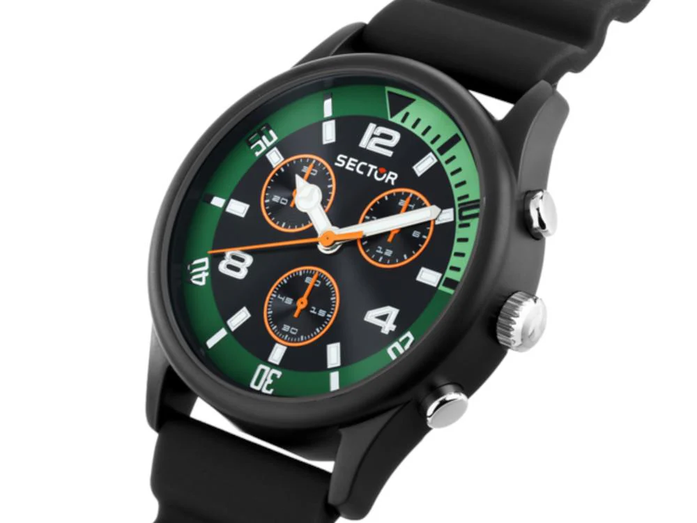 Sector No Limits H2O Quartz Watch,  Black, 43 mm, R3271718002 - Image 5