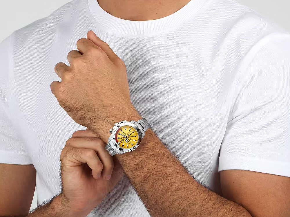 Sector No Limits Legend Quartz Watch, Yellow, 43 mm, R3273735002 - Image 5