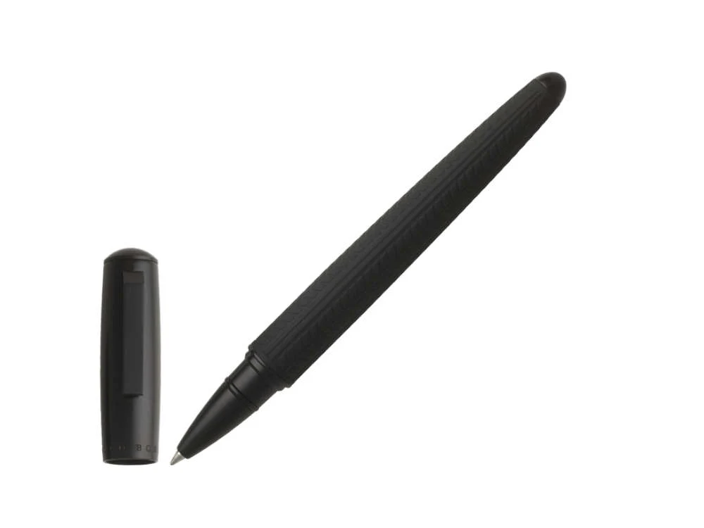 Set Hugo Boss Pure Tire Rollerball pen, Conference folder A5, Black, HPMR902 - Image 3
