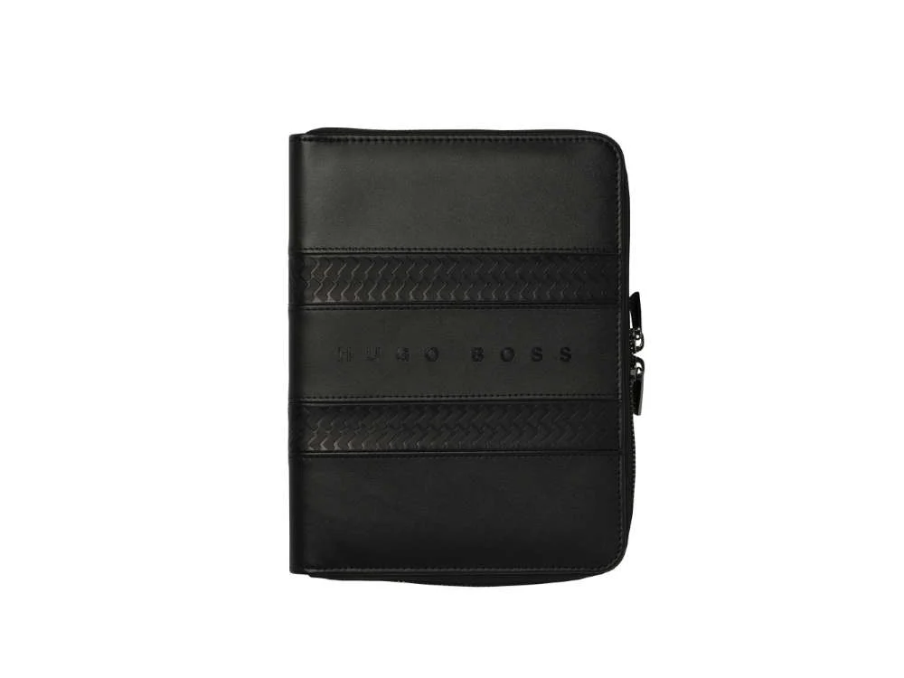 Set Hugo Boss Pure Tire Rollerball pen, Conference folder A5, Black, HPMR902 - Image 5